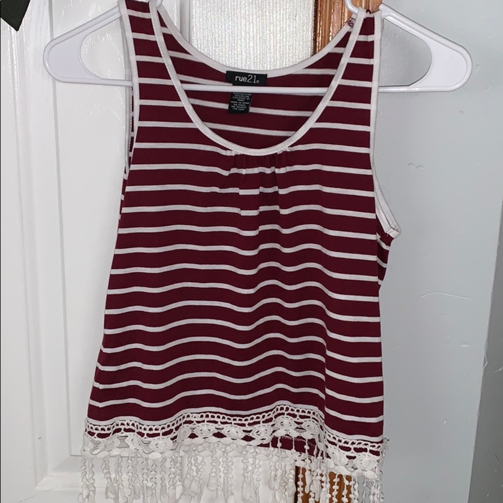 Rue21 Striped Tank Top